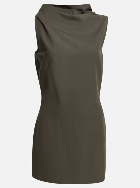 Mini dresses Solid colour  Grey - Khaite Women | PDP | VIETTI Online Store 
