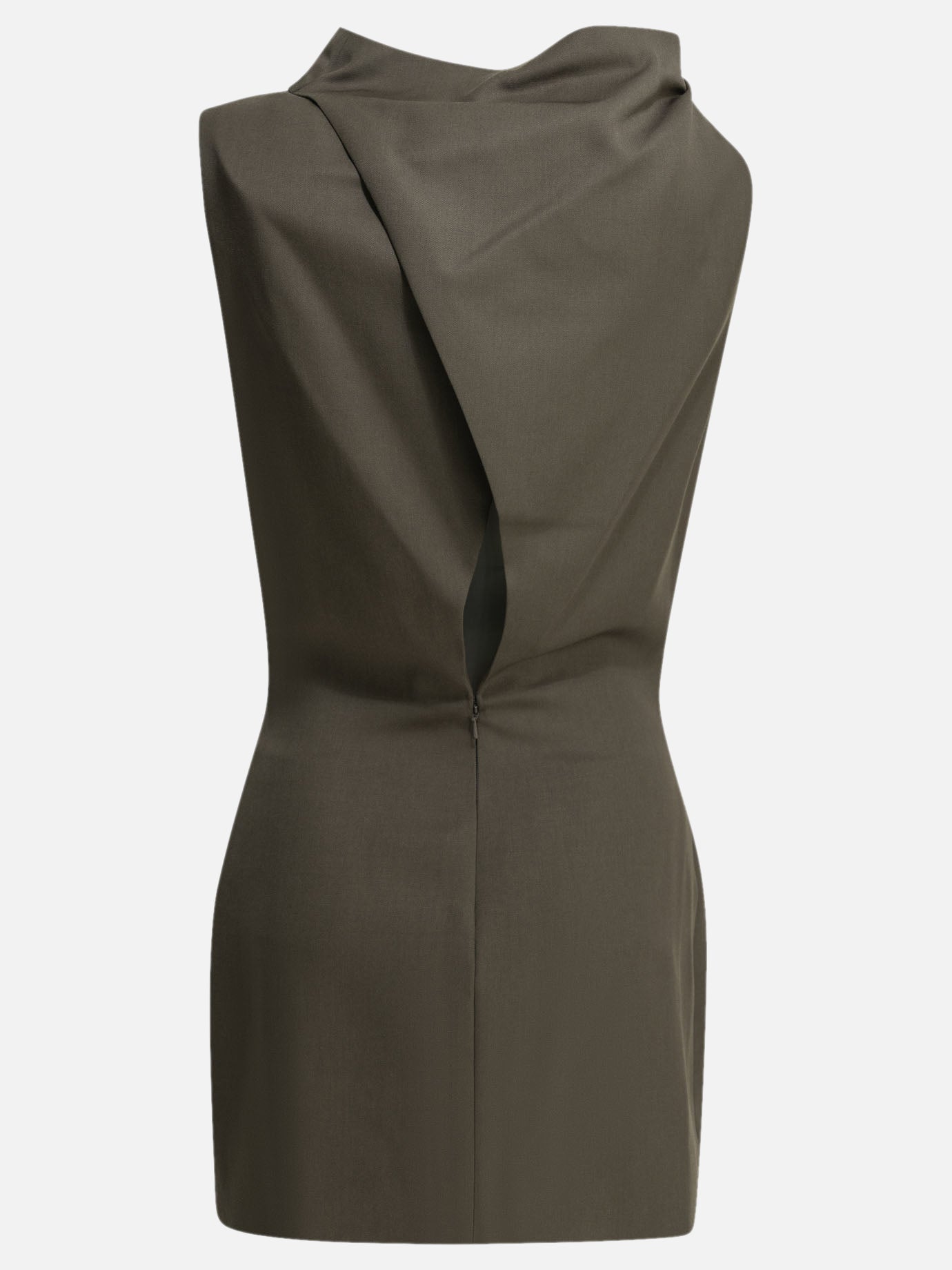 Mini dresses Solid colour  Grey - Khaite Women | PDP | VIETTI Online Store | thumbnail_2