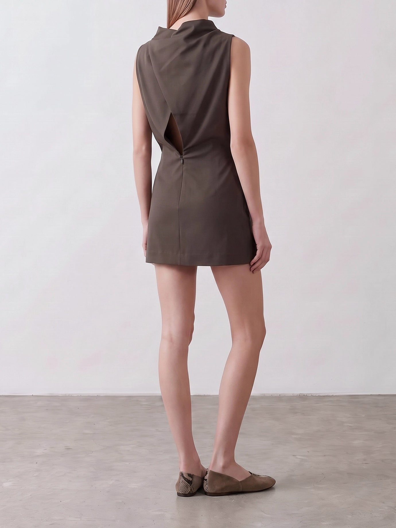 Abiti corti Solid colour  Marrone - Khaite Donna | PDP | VIETTI Online Store | thumbnail_3