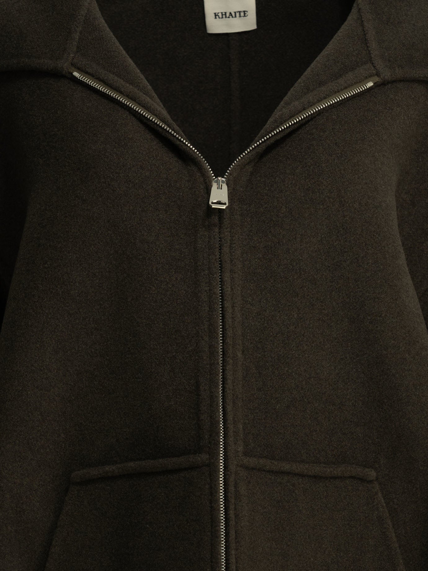 Quilted & Utility Jackets Solid colour  Green - Khaite Women | PDP | VIETTI Online Store | thumbnail_3