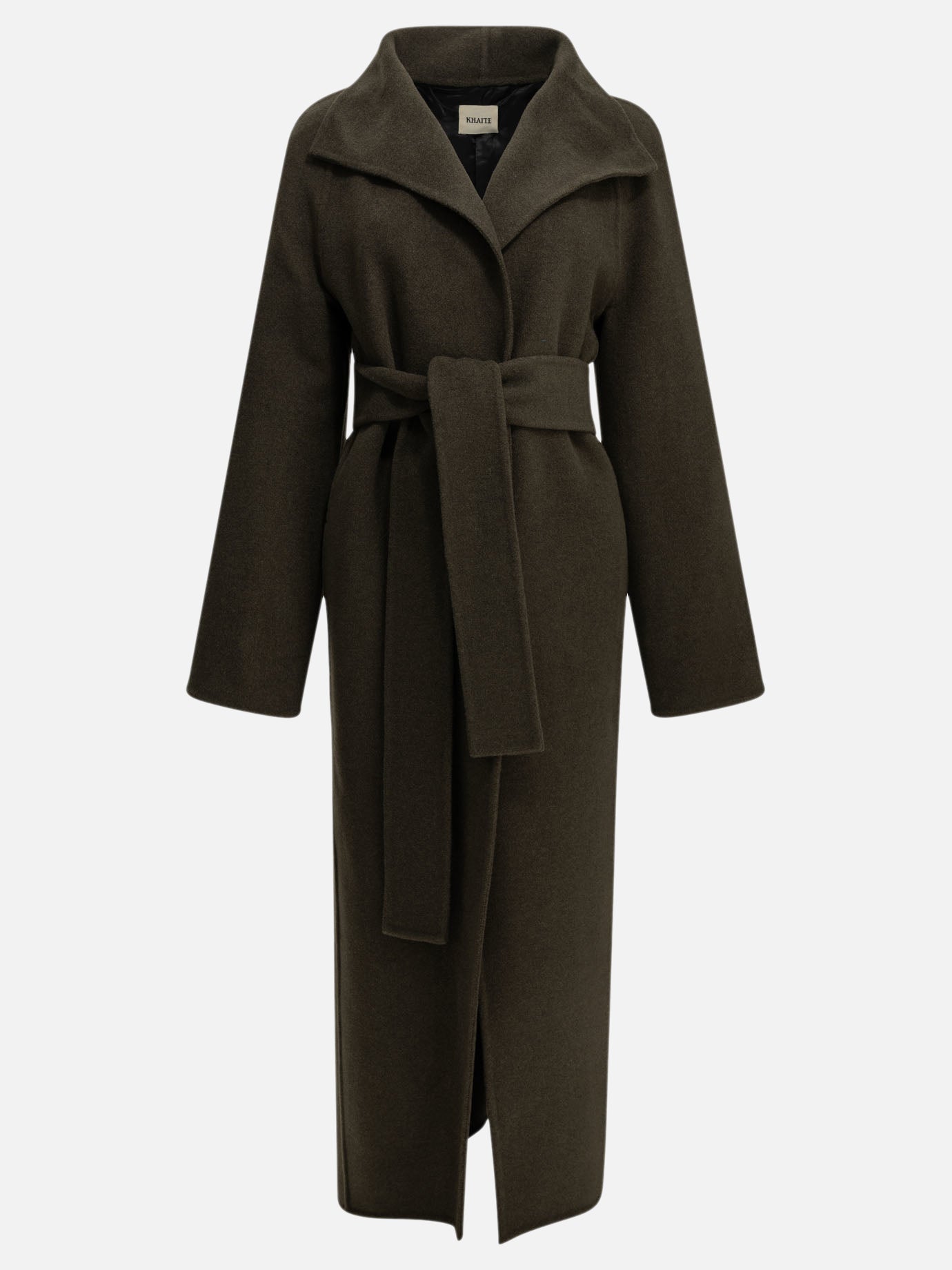 Long coats Solid colour  Green - Khaite Women | PDP | VIETTI Online Store | Zoom-Modal
