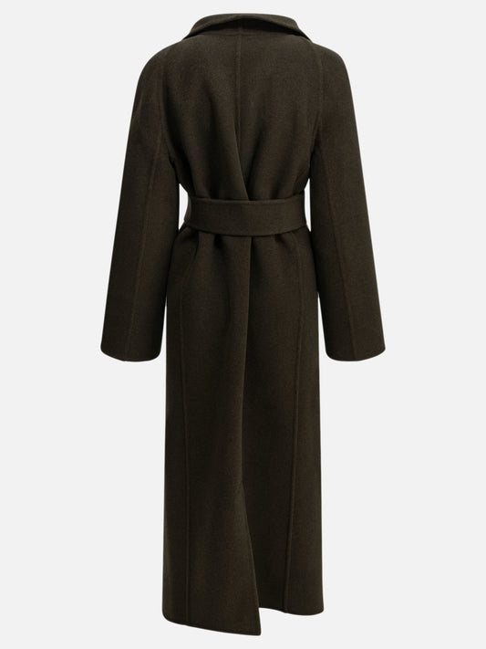Long coats Solid colour  Green - Khaite Women | PDP | VIETTI Online Store | 2
