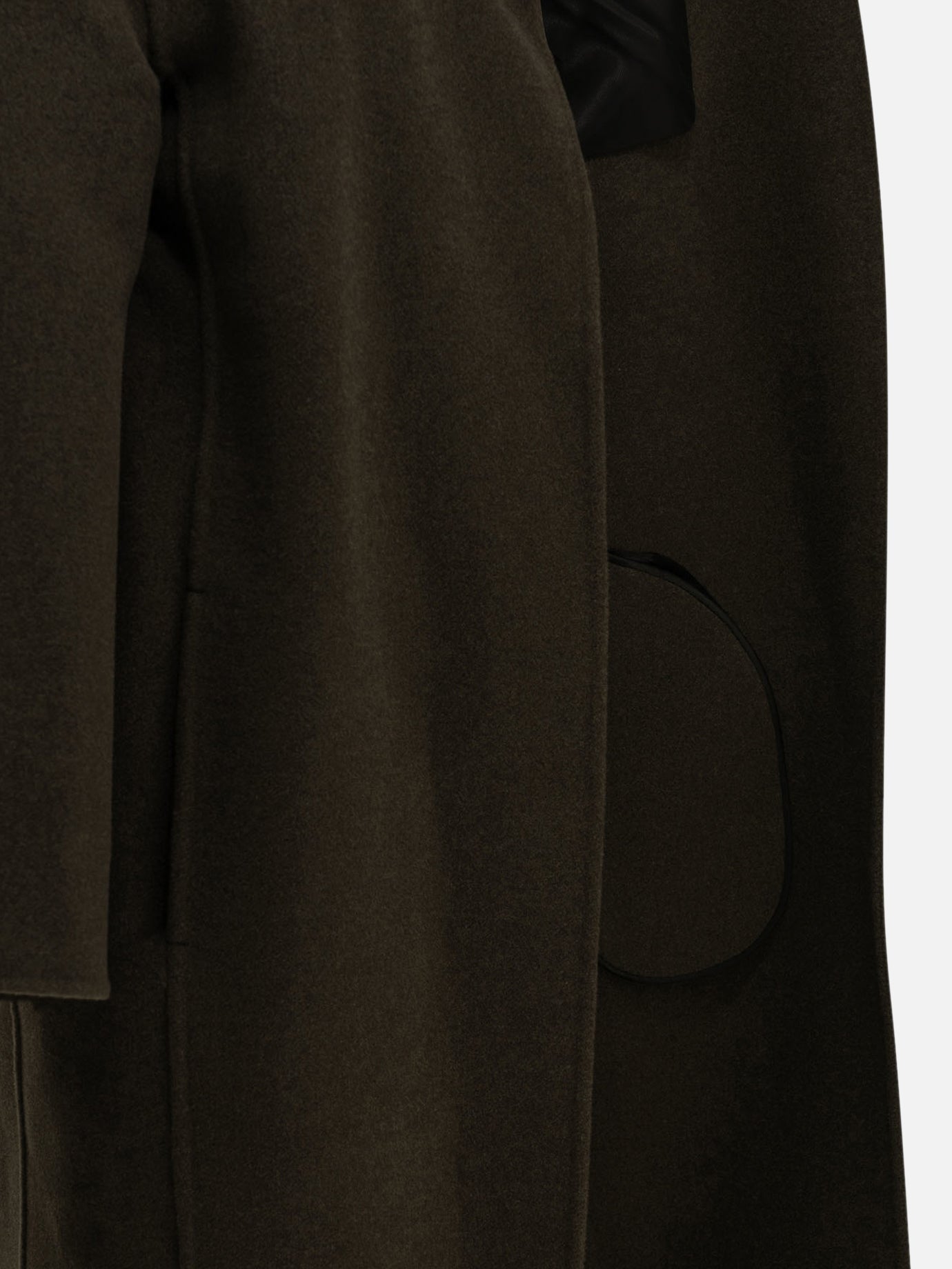 Long coats Solid colour  Green - Khaite Women | PDP | VIETTI Online Store | thumbnail_4