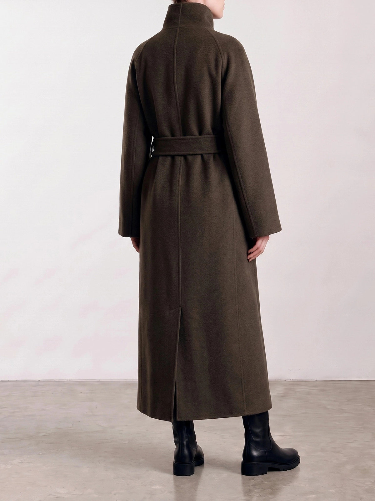 Khaite "Romare" Long Coat Green - VIETTI