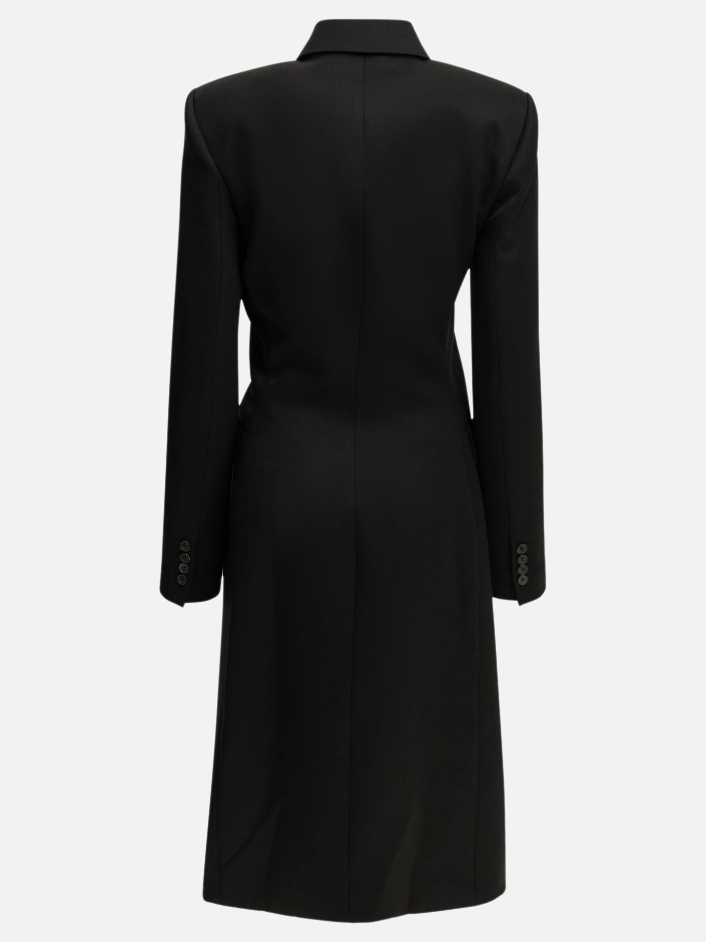 Khaite "Rolon" Long Coat Black - VIETTI