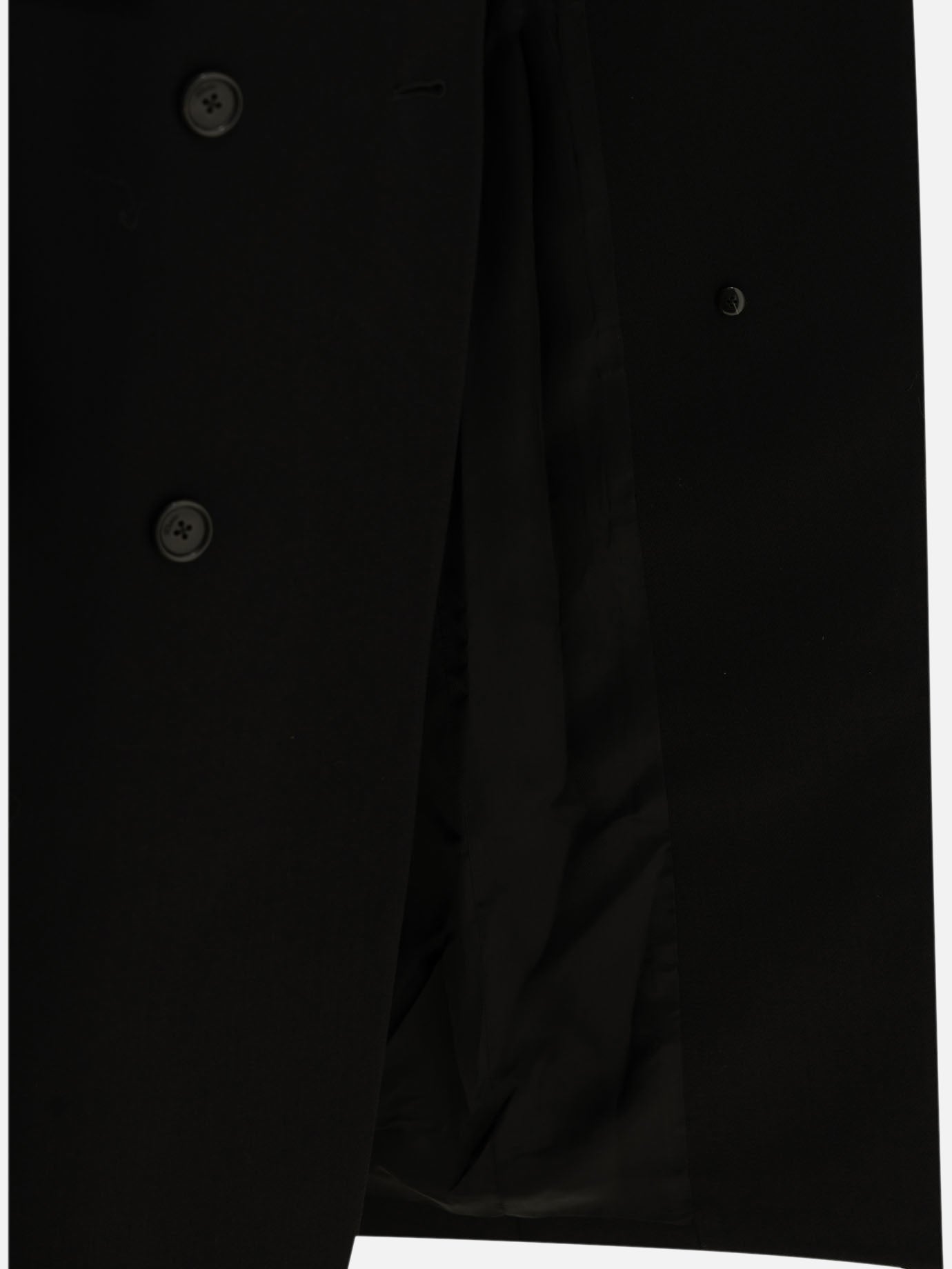 Khaite "Rolon" Long Coat Black - VIETTI