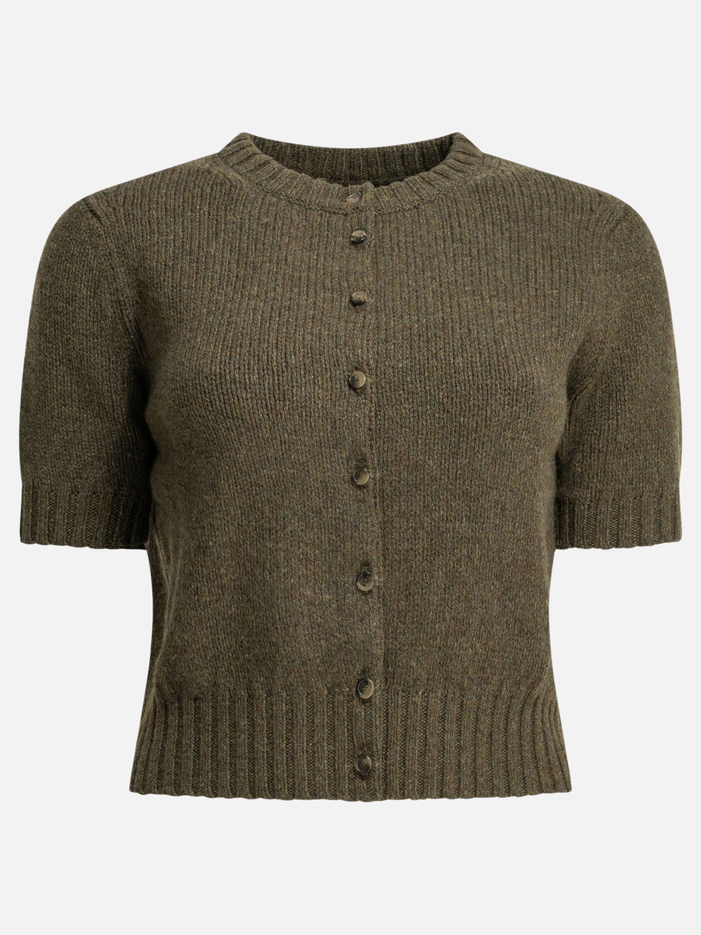Cardigans Solid colour  Green - Khaite Women | PDP | VIETTI Online Store | thumbnail