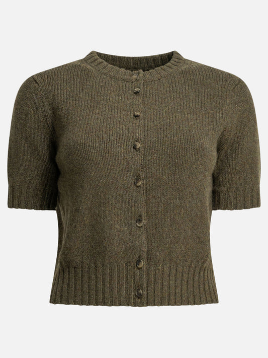 Cardigans Solid colour  Green - Khaite Women | PDP | VIETTI Online Store 
