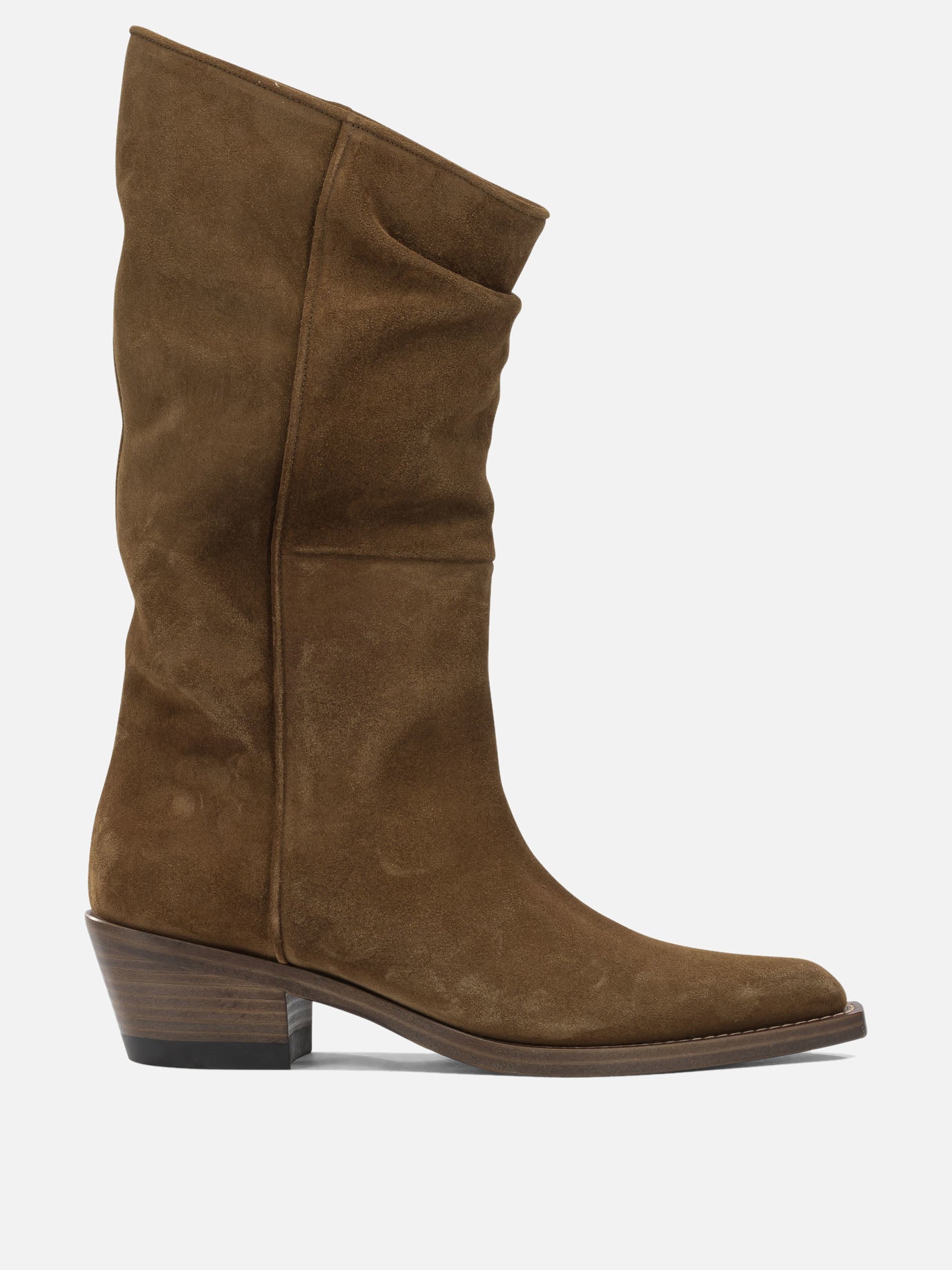 Cowboy 100% calf leather - 100% calf leather  Brown - Khaite Women | PDP | VIETTI Online Store | Zoom-Modal
