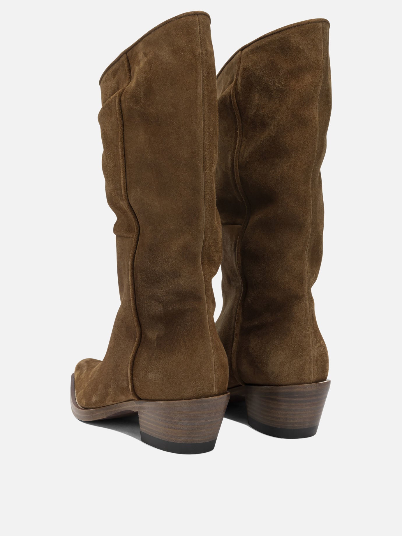 Cowboy 100% calf leather - 100% calf leather  Brown - Khaite Women | PDP | VIETTI Online Store | thumbnail_4