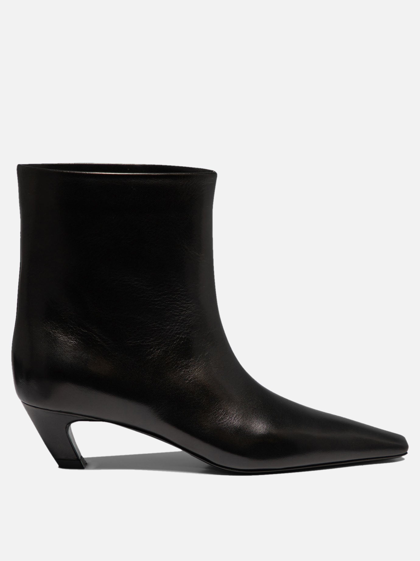 Pull-on boots 100% leather - 100% leather  Black - Khaite Women | PDP | VIETTI Online Store | Zoom-Modal
