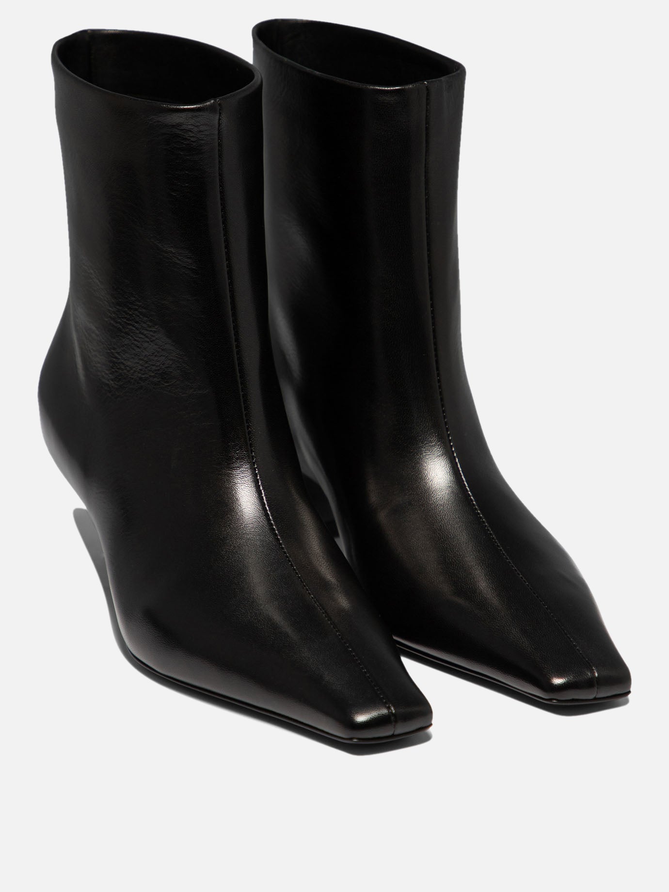 Pull-on boots 100% leather - 100% leather  Black - Khaite Women | PDP | VIETTI Online Store | Zoom-Modal_2
