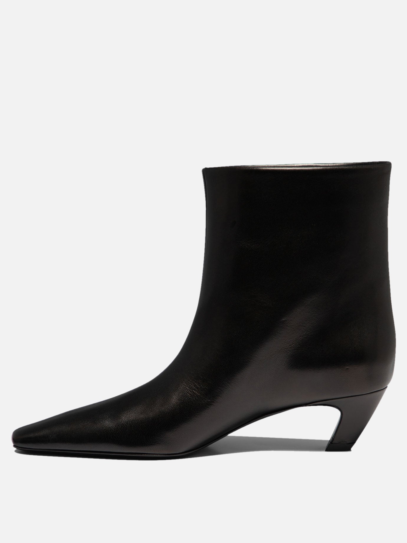 Pull-on boots 100% leather - 100% leather  Black - Khaite Women | PDP | VIETTI Online Store | thumbnail_3