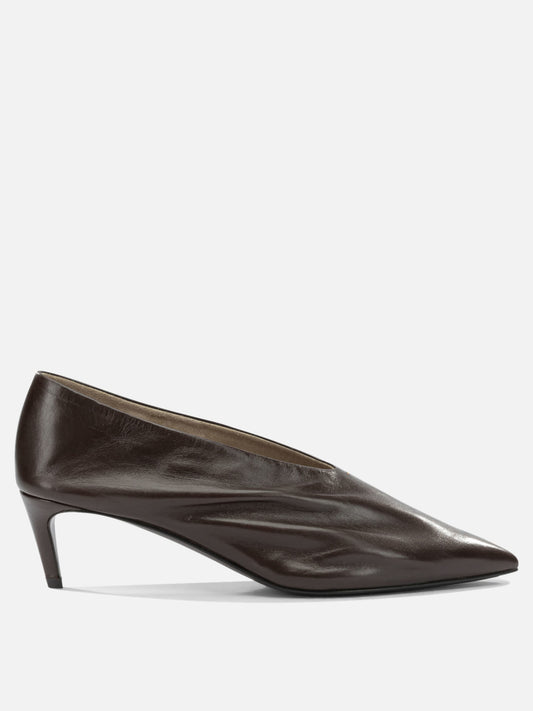 Pumps 100% calf leather - 100% calf leather  Brown - Khaite Women | PDP | VIETTI Online Store 
