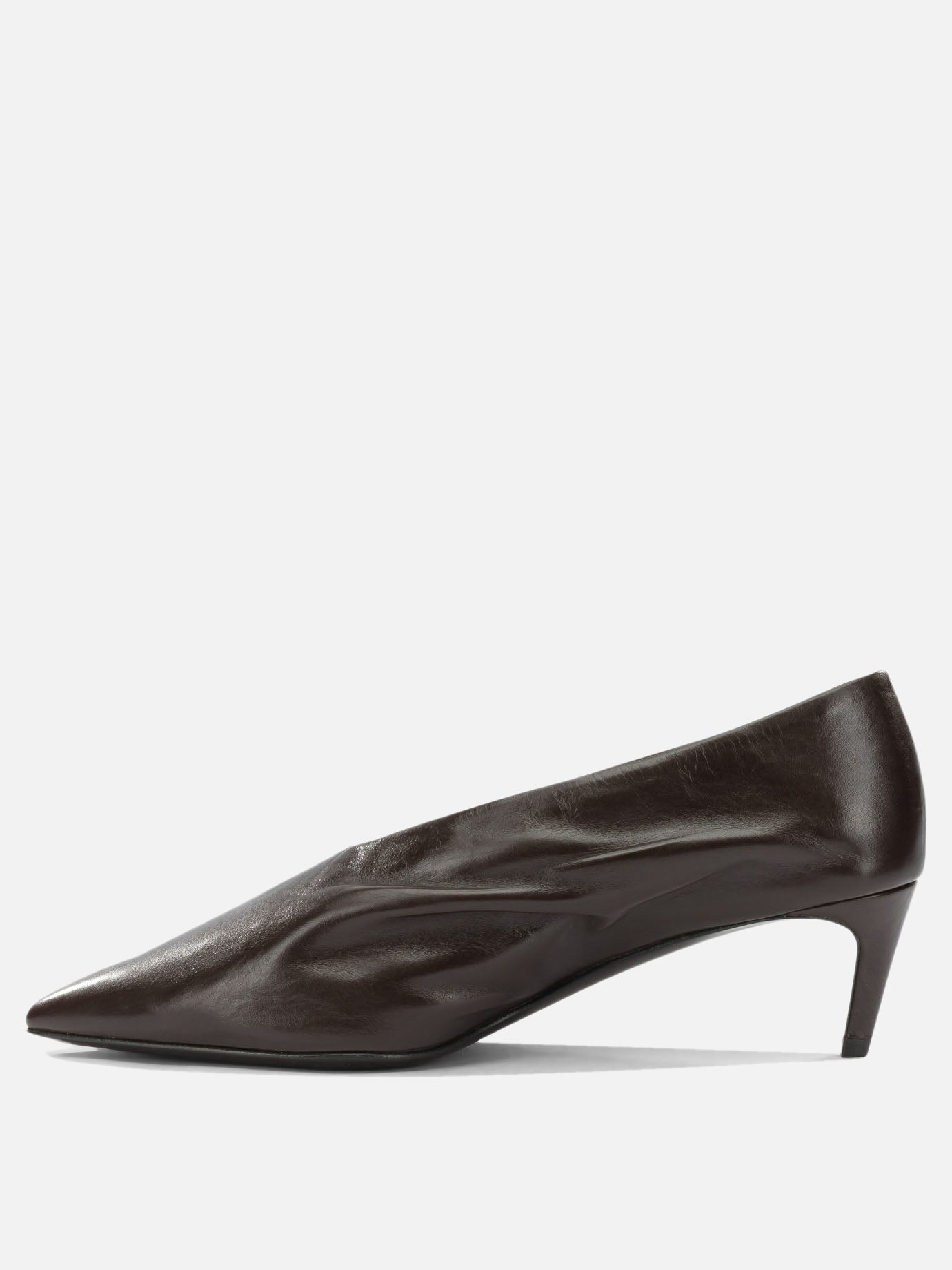 Pumps 100% calf leather - 100% calf leather  Brown - Khaite Women | PDP | VIETTI Online Store | thumbnail_3