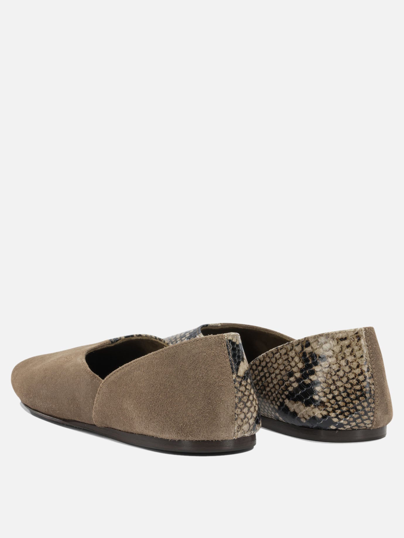 Classic ballet flats 100% calf leather - 100% calf leather  Brown - Khaite Women | PDP | VIETTI Online Store | Zoom-Modal_4
