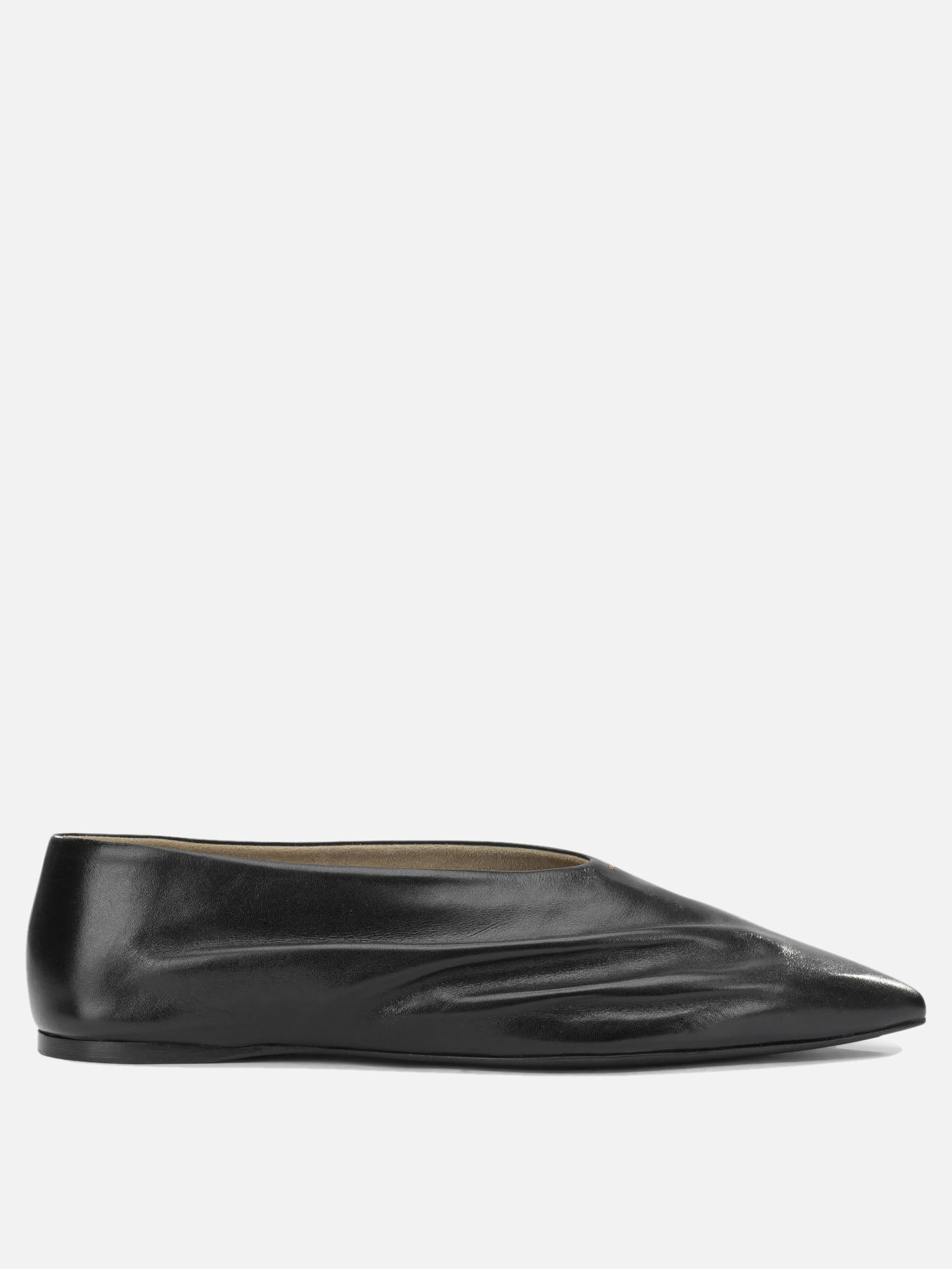 Classic ballet flats 100% calf leather - 100% calf leather  Black - Khaite Women | PDP | VIETTI Online Store | Zoom-Modal
