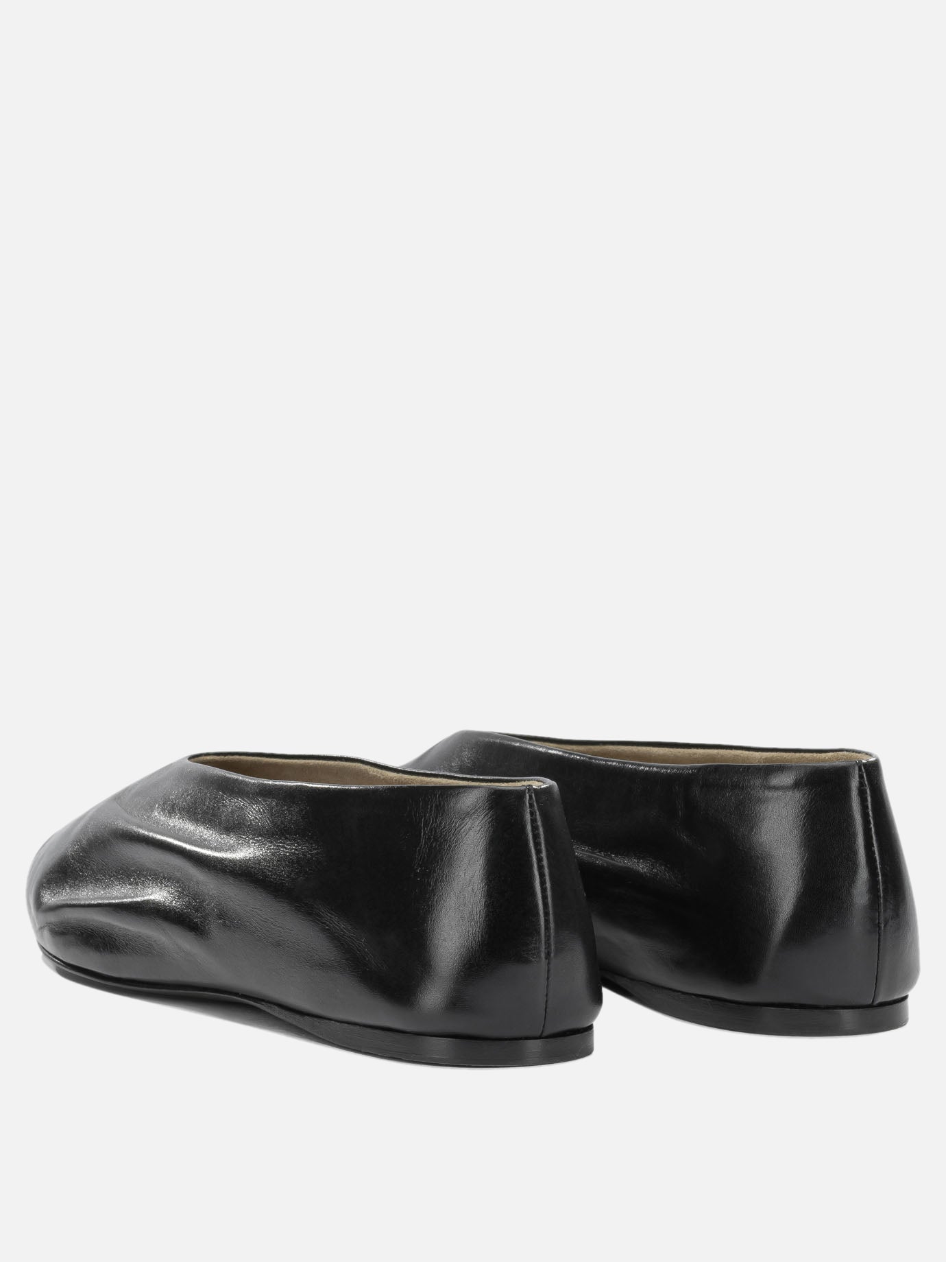 Classic ballet flats 100% calf leather - 100% calf leather  Black - Khaite Women | PDP | VIETTI Online Store | Zoom-Modal_4
