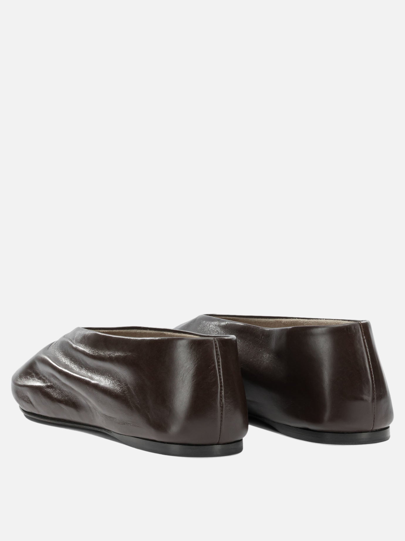 Classic ballet flats 100% calf leather - 100% calf leather  Brown - Khaite Women | PDP | VIETTI Online Store | thumbnail_4