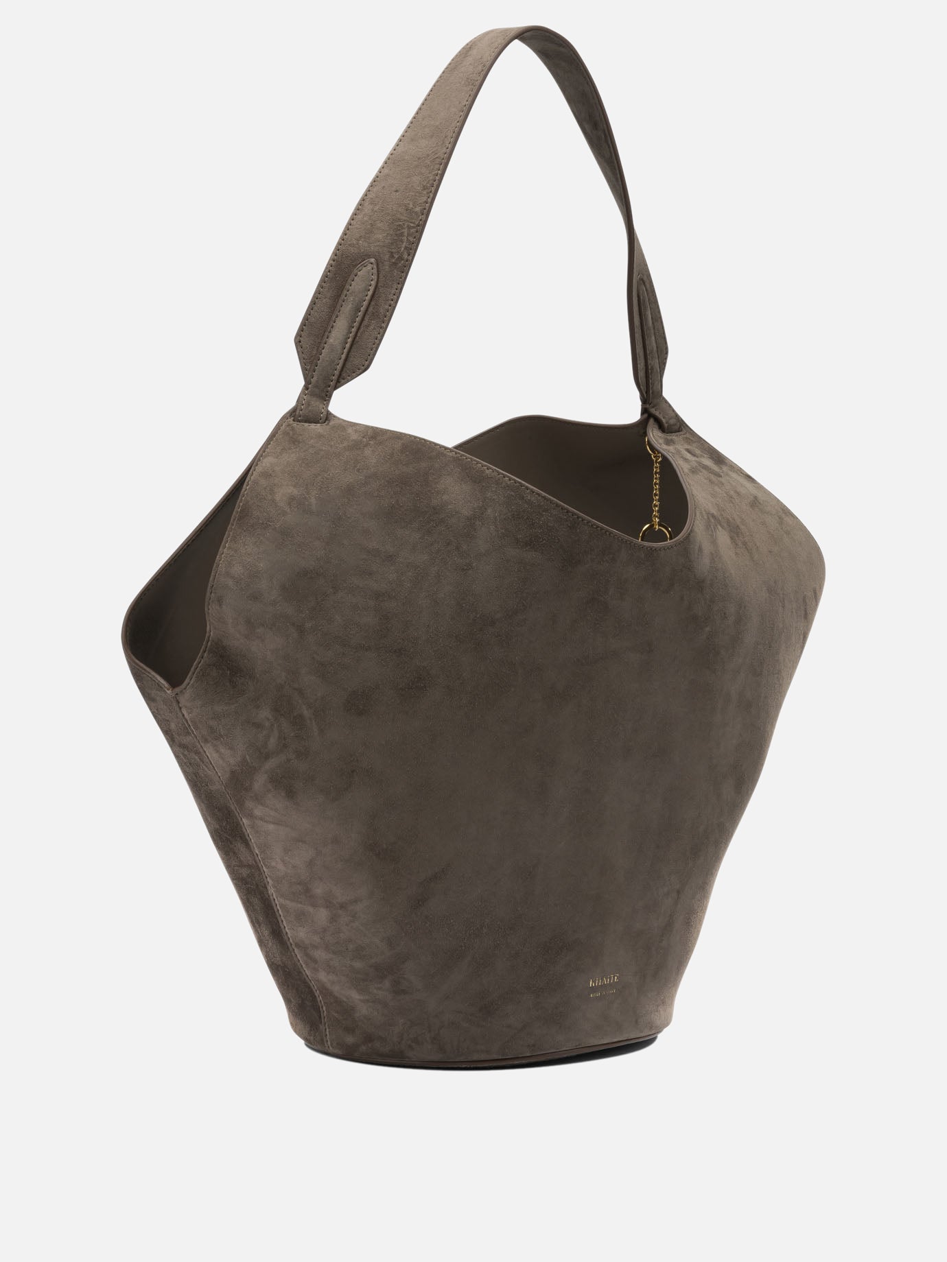Khaite Medium "Lotus" shoulder bag Brown

