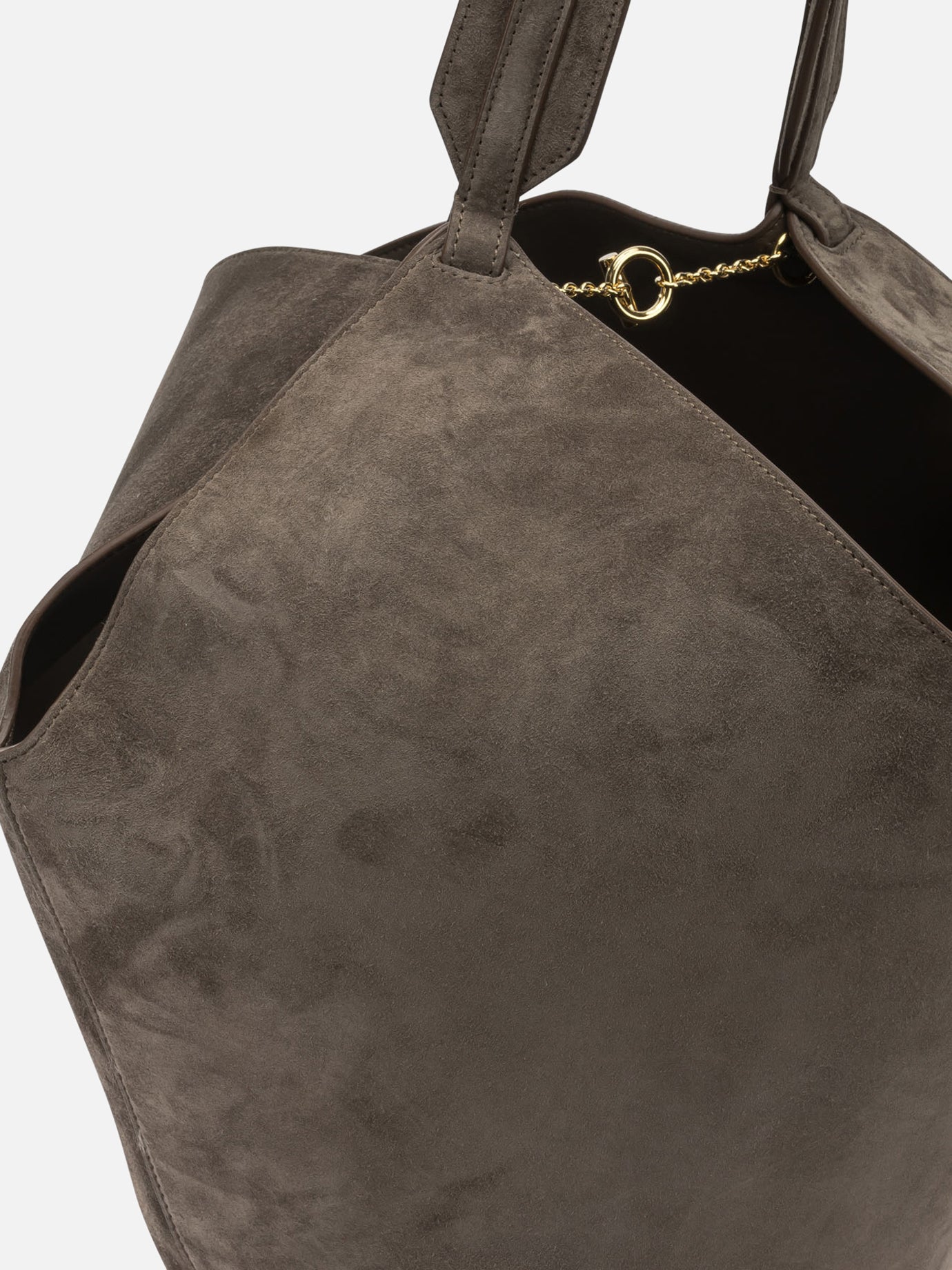 Khaite Medium "Lotus" shoulder bag Brown

