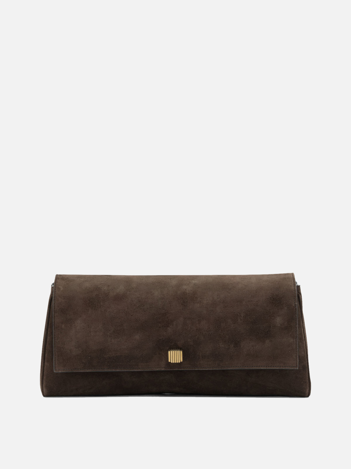 Khaite "Audrey" Clutch Brown