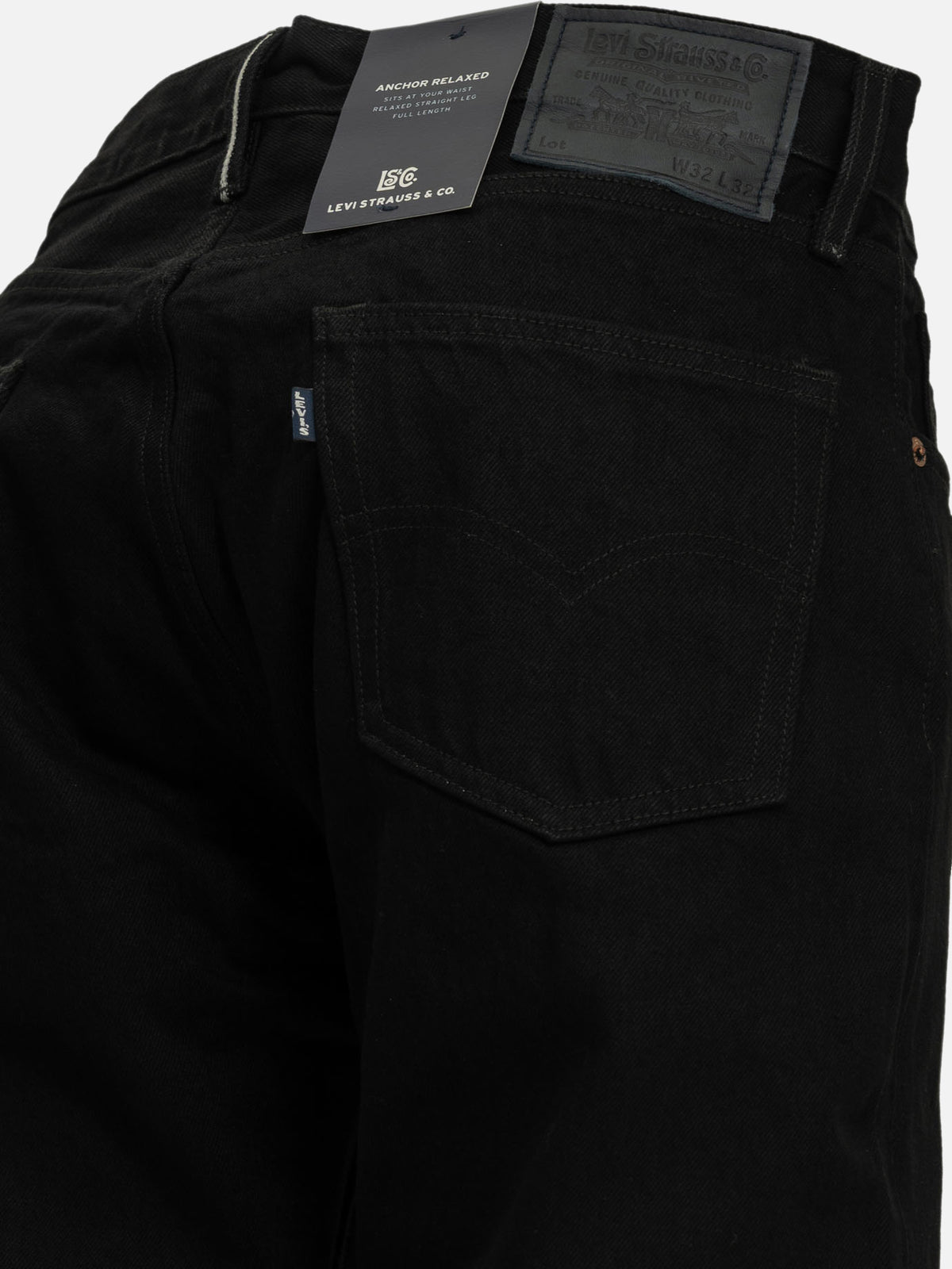 Levi's "Anchor Relaxed" Straight Leg Jeans Black - VIETTI