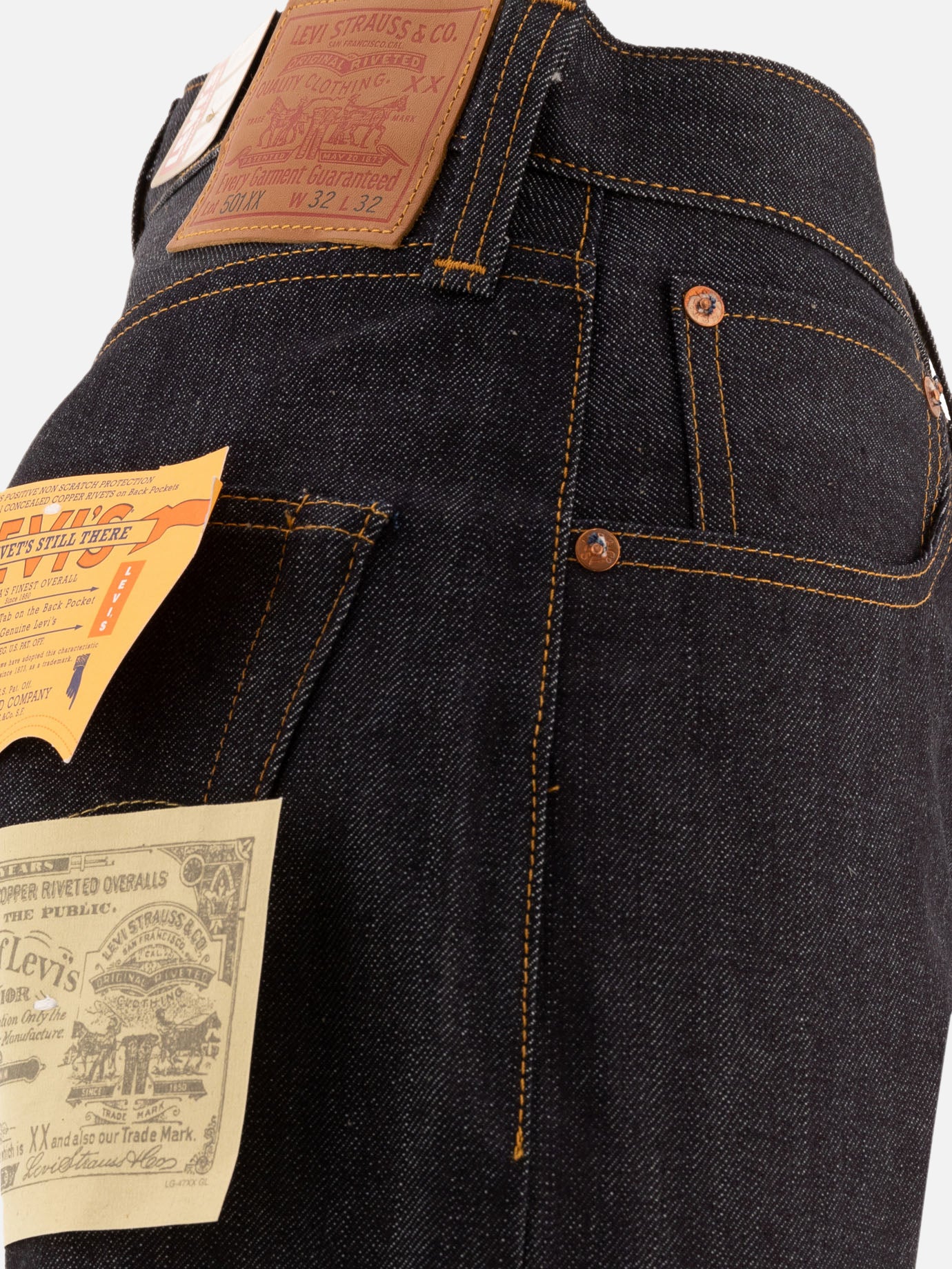 Straight-leg jeans Solid colour  Blue - Levi's Men | PDP | VIETTI Online Store | thumbnail_4