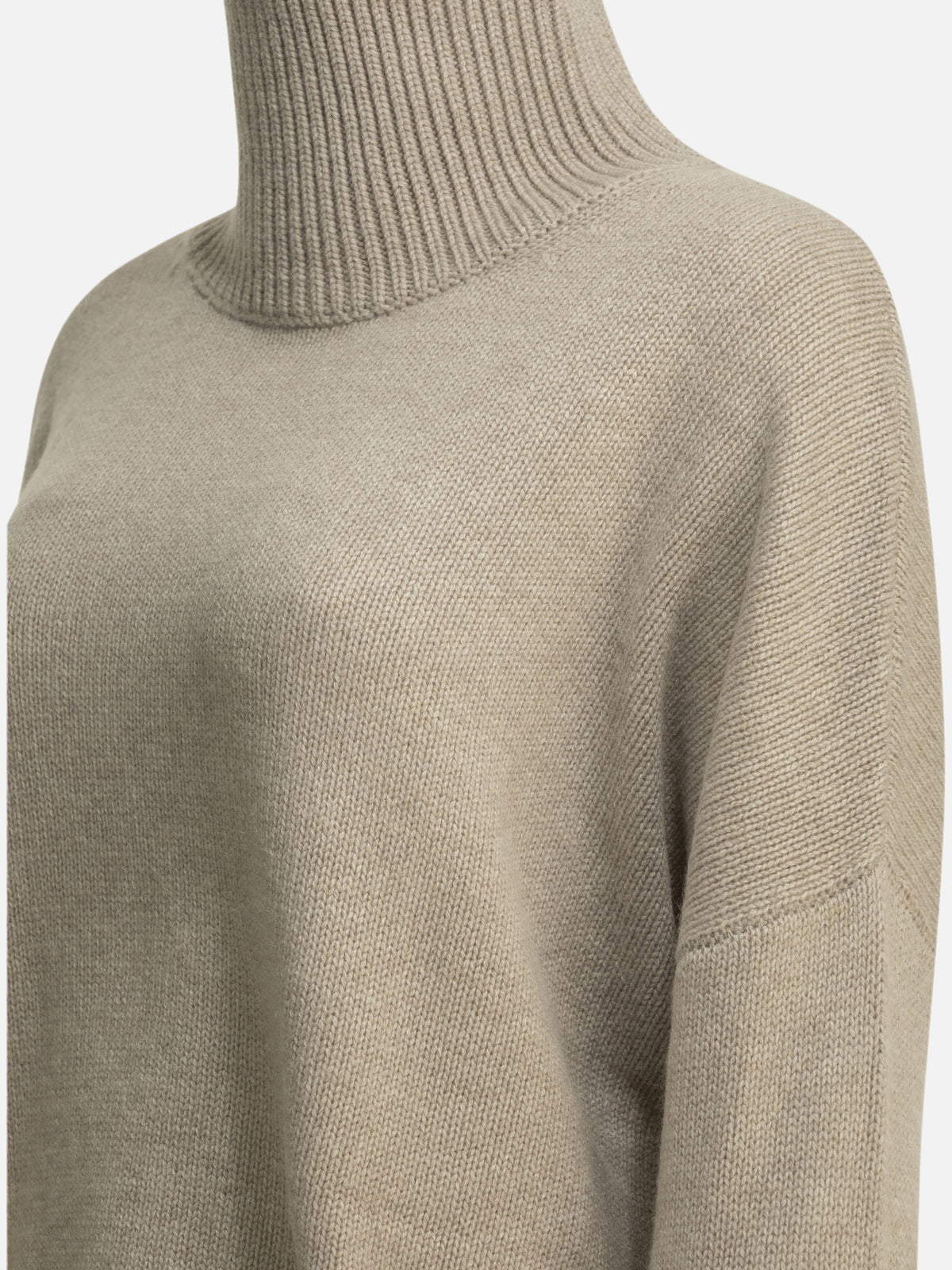 Lisa Yang "Heidi" Turtleneck Sweater Beige - VIETTI