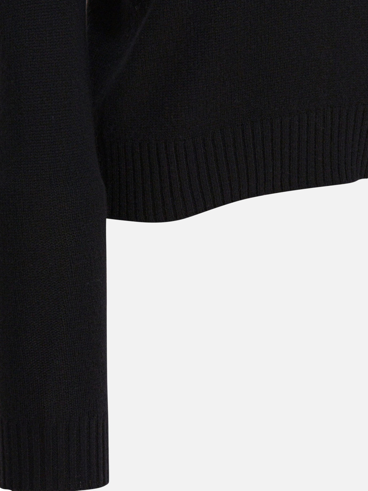 Lisa Yang "Mable" Crew-Neck Sweater Black

