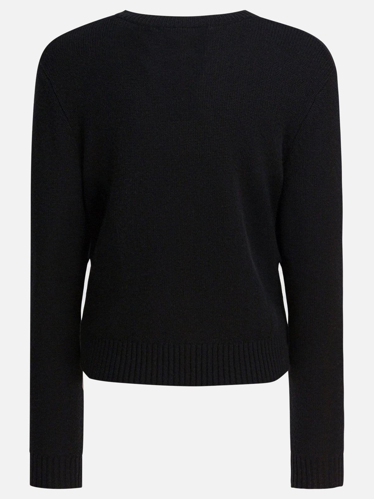 Lisa Yang "Mable" Crew-Neck Sweater Black - VIETTI