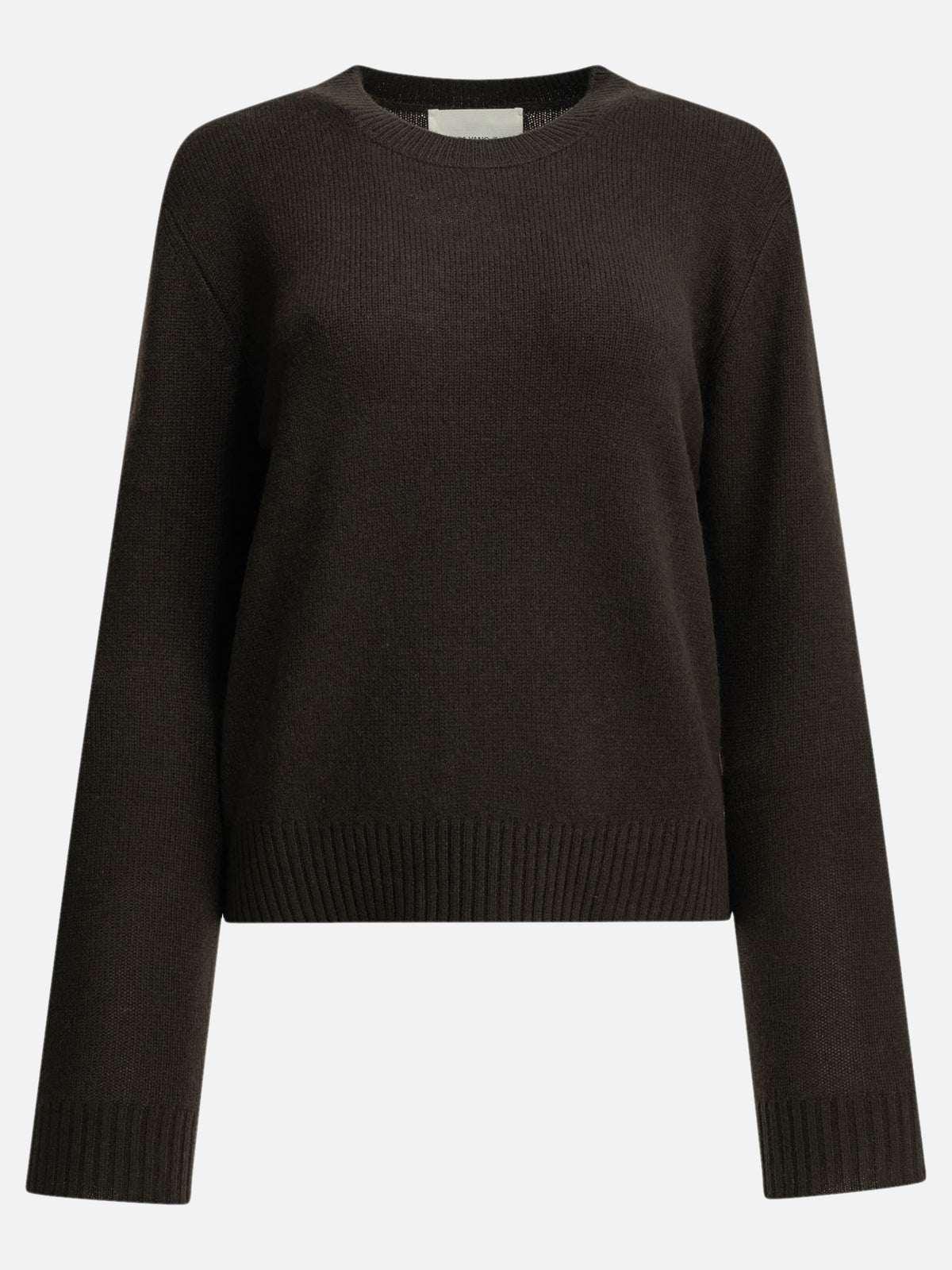 Lisa Yang "Mable" Crew-Neck Sweater Brown - VIETTI