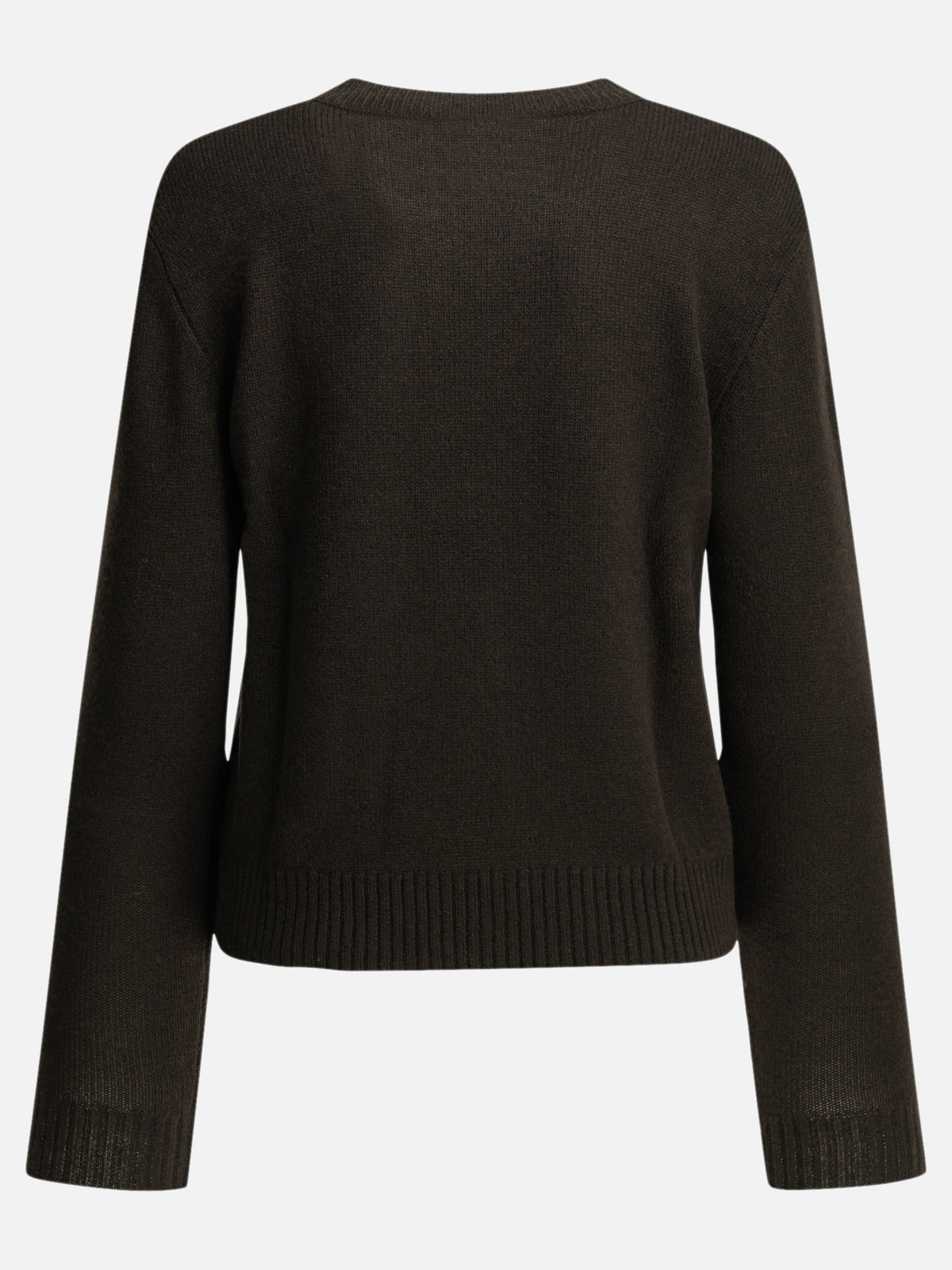 Lisa Yang "Mable" Crew-Neck Sweater Brown - VIETTI