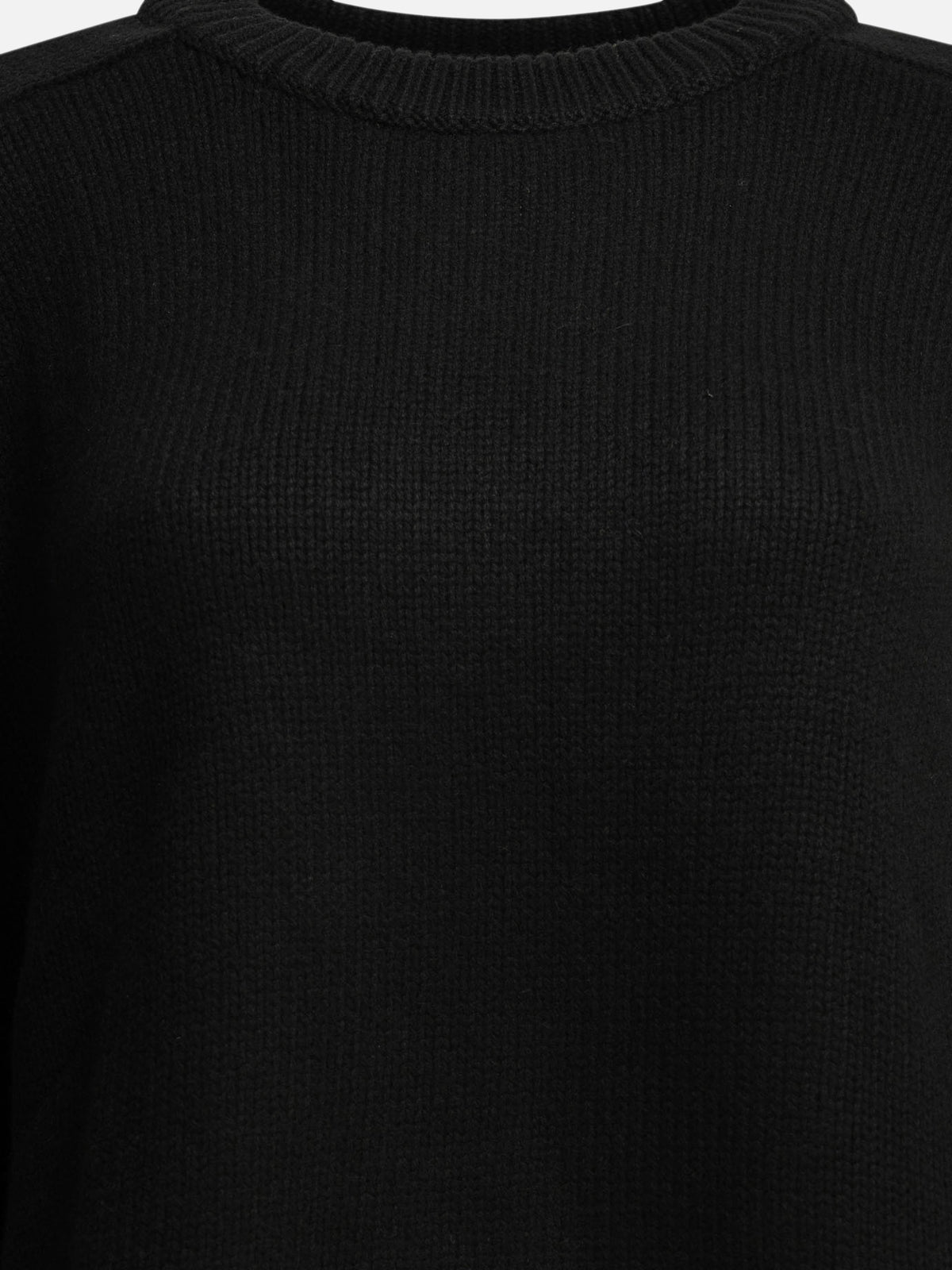 Lisa Yang "Karine" Crew-Neck Sweater Black - VIETTI