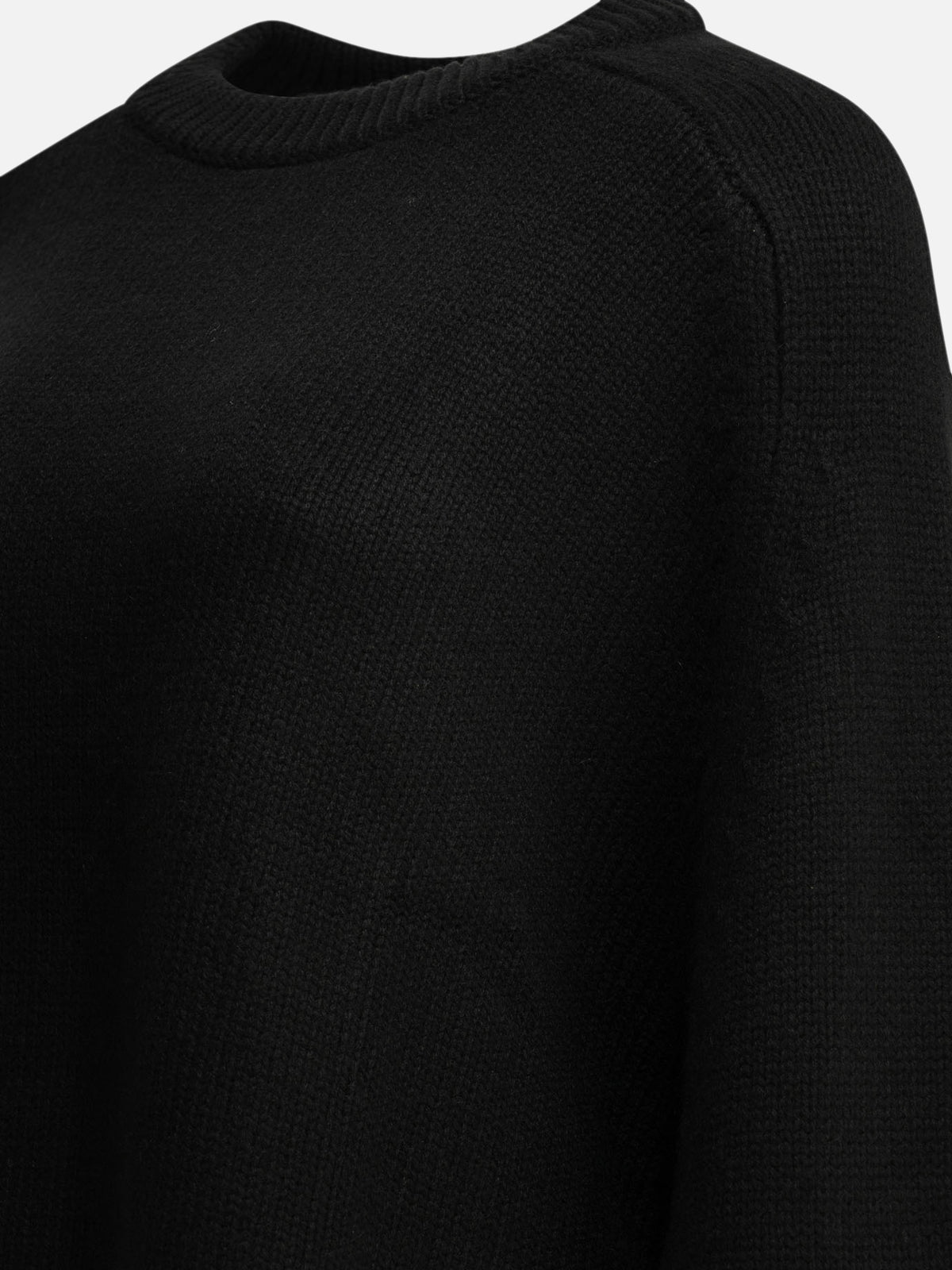 Lisa Yang "Karine" Crew-Neck Sweater Black - VIETTI