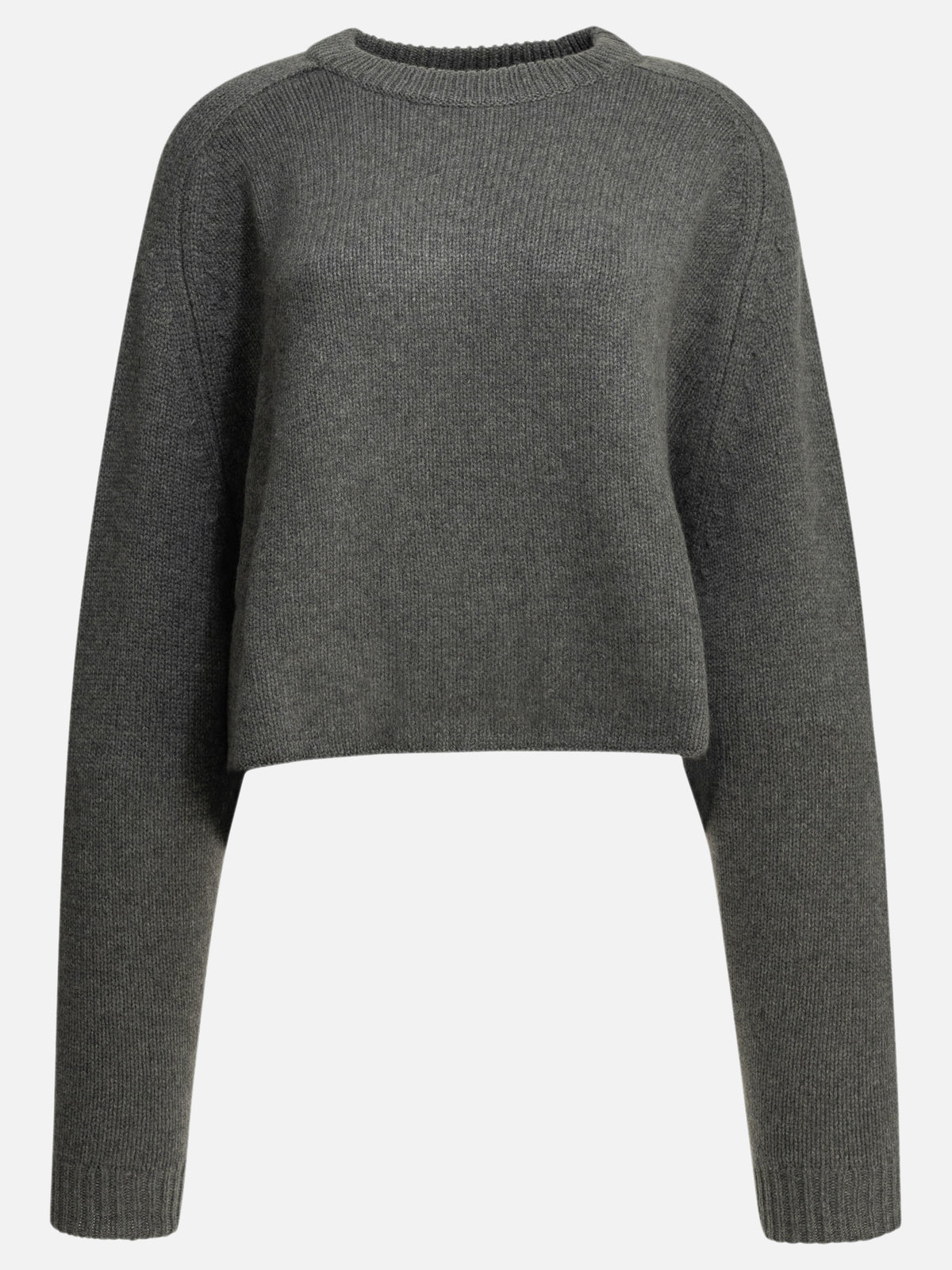 Lisa Yang "Karine" Crew-Neck Sweater Grey
