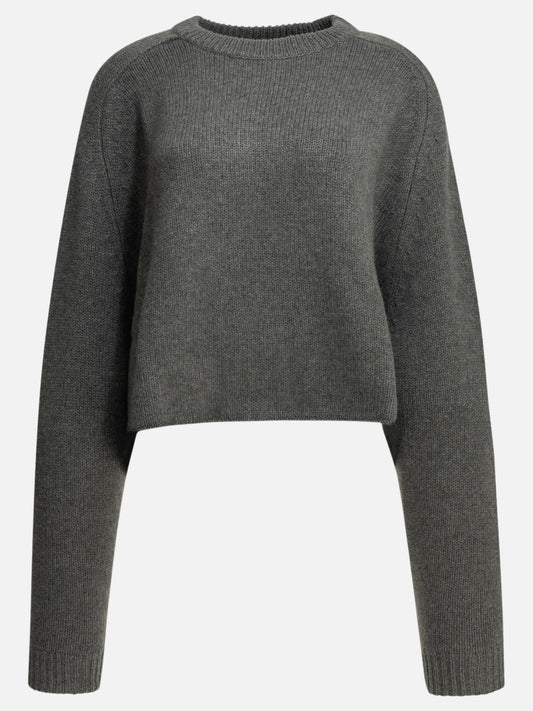 Lisa Yang "Karine" Crew-Neck Sweater Grey

