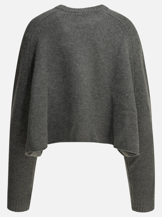 Lisa Yang "Karine" Crew-Neck Sweater Grey

