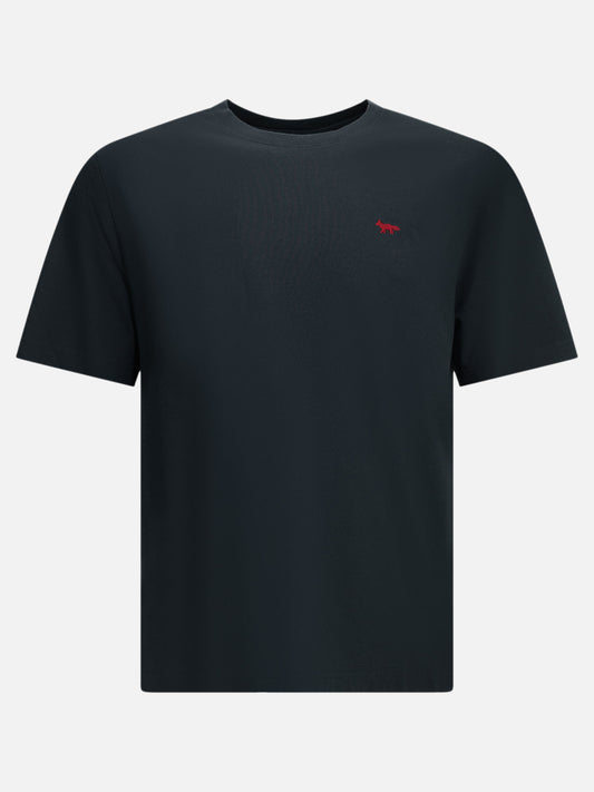 Maison Kitsuné "Red Fox" Crew-Neck T-Shirt Blue


