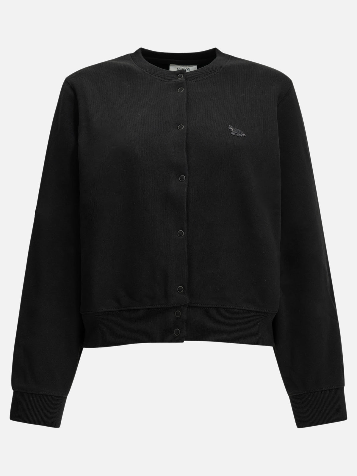 Maison Kitsuné "Baby Fox" Sweatshirt Cardigan Black


