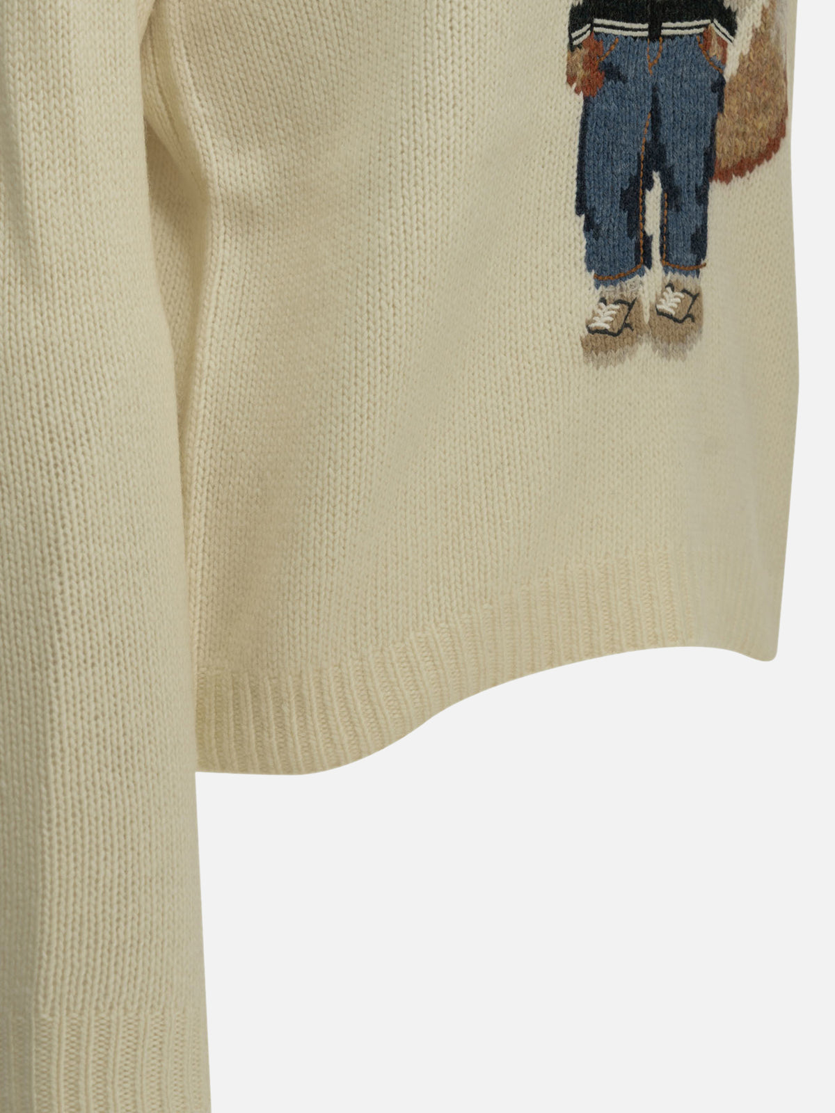 Maison Kitsuné "Dressed Fox" Crew-Neck Sweater White - VIETTI