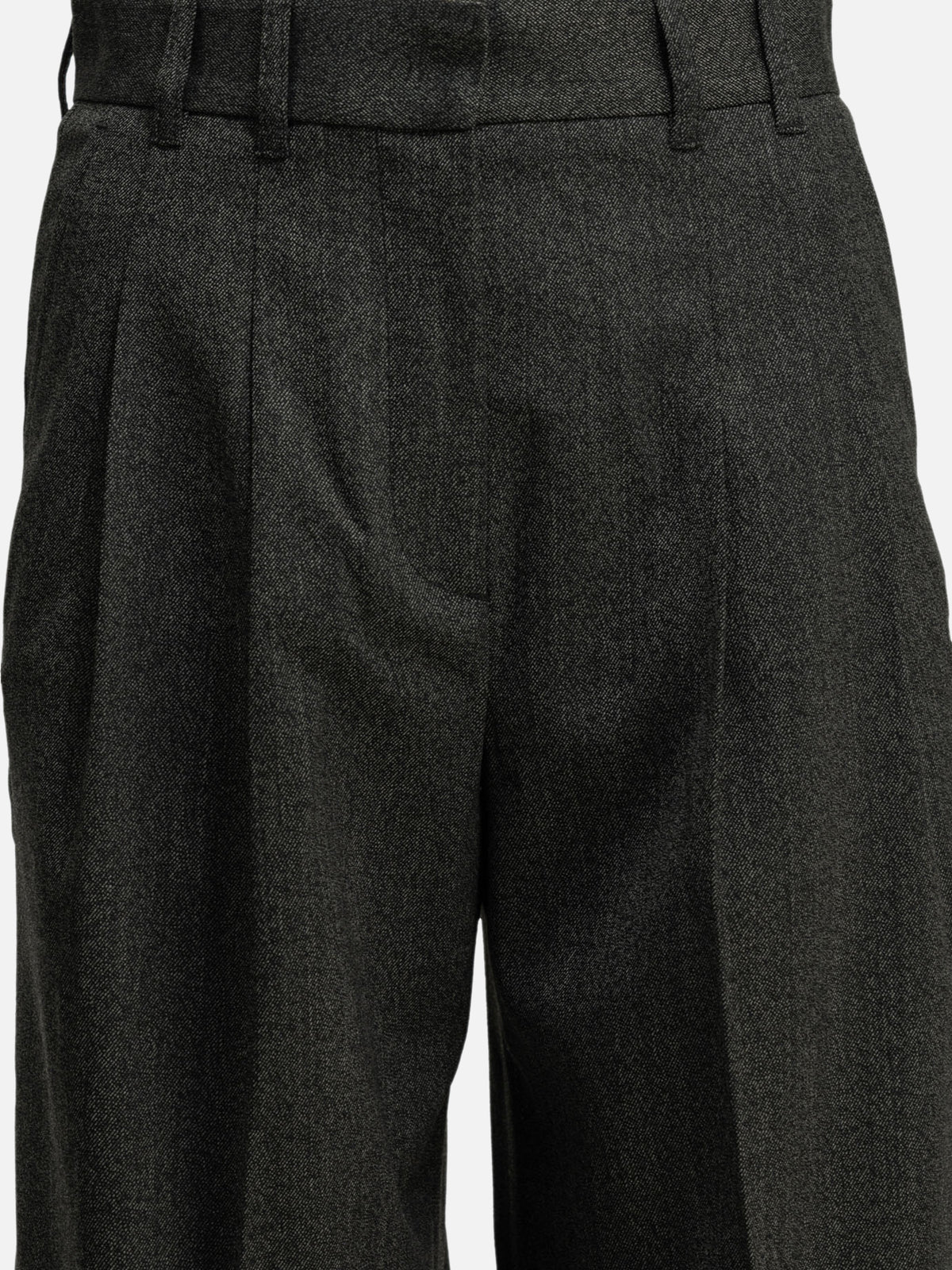 Maison Kitsuné Tailored pants made of wool blend Grey

