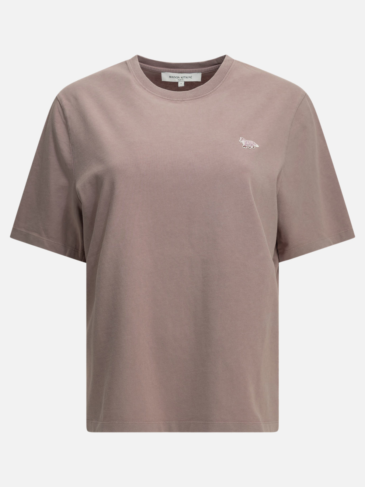 Maison Kitsuné "Baby Fox" Crew-Neck T-Shirt Purple - VIETTI