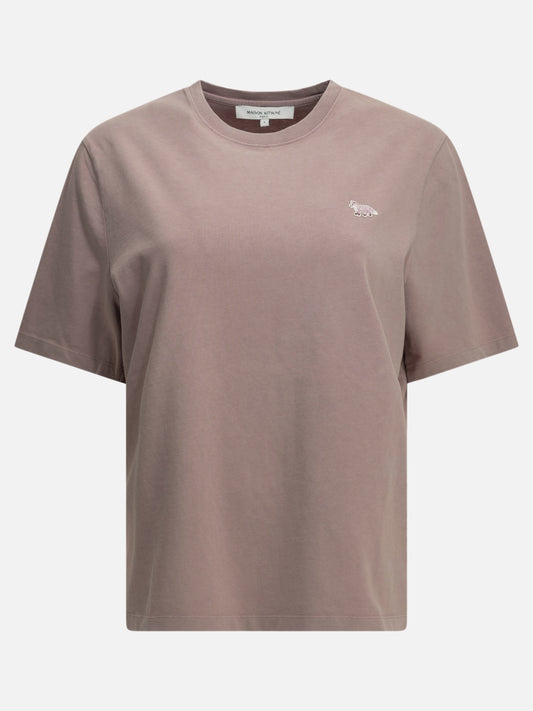 Maison Kitsuné "Baby Fox" Crew-Neck T-Shirt Purple

