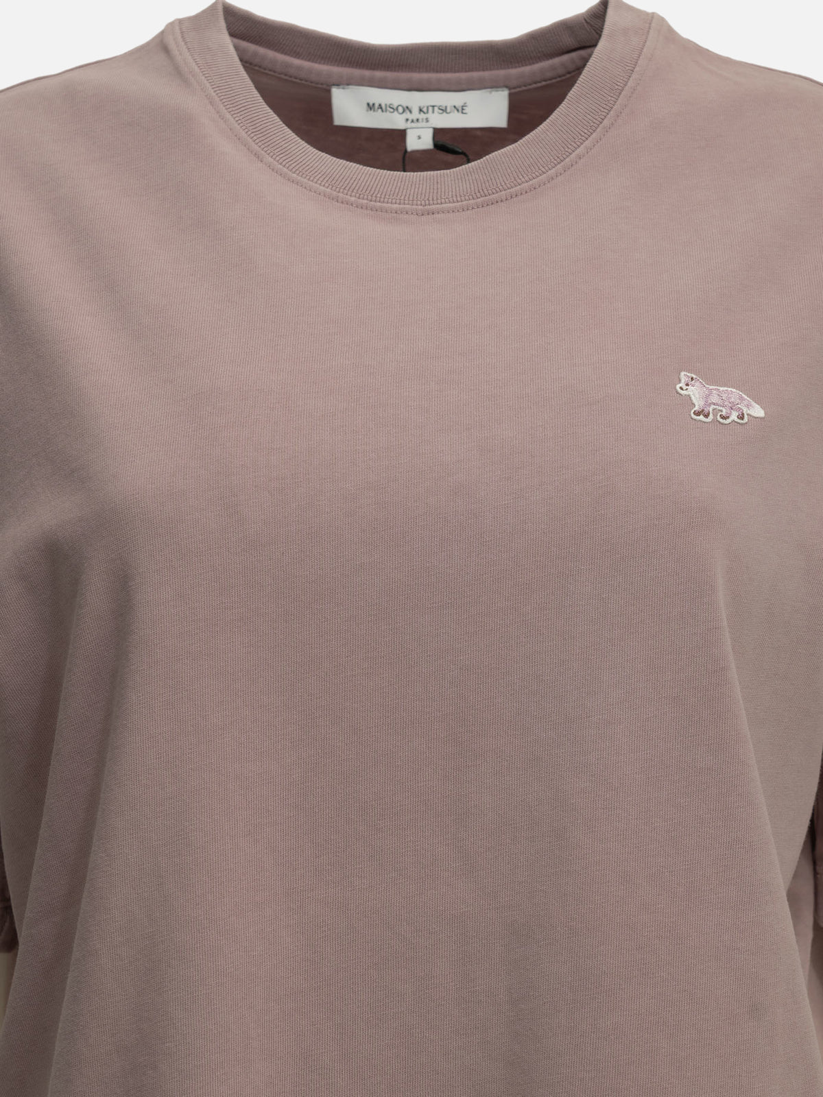 Maison Kitsuné "Baby Fox" Crew-Neck T-Shirt Purple

