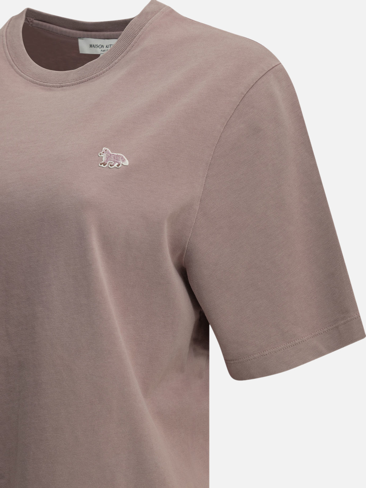 Maison Kitsuné "Baby Fox" Crew-Neck T-Shirt Purple

