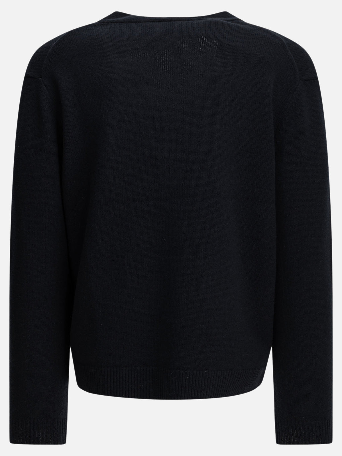 Maison Kitsuné "Fox Head" Cardigan Blue

