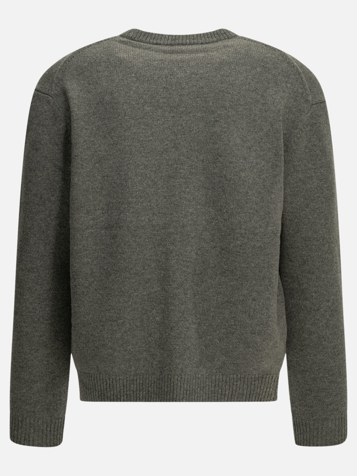 Maison Kitsuné Maglione girocollo "Fox Head" Grigio - VIETTI