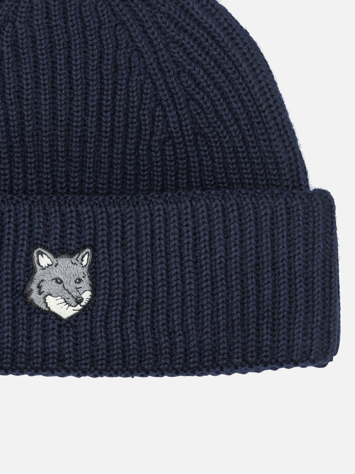 Maison Kitsuné "Hox Head" Beanie Blue - VIETTI