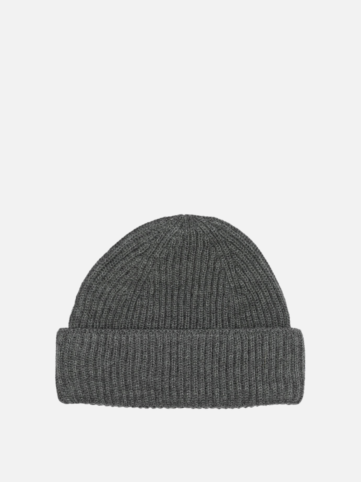 Maison Kitsuné "Fox Head" Beanie Grey

